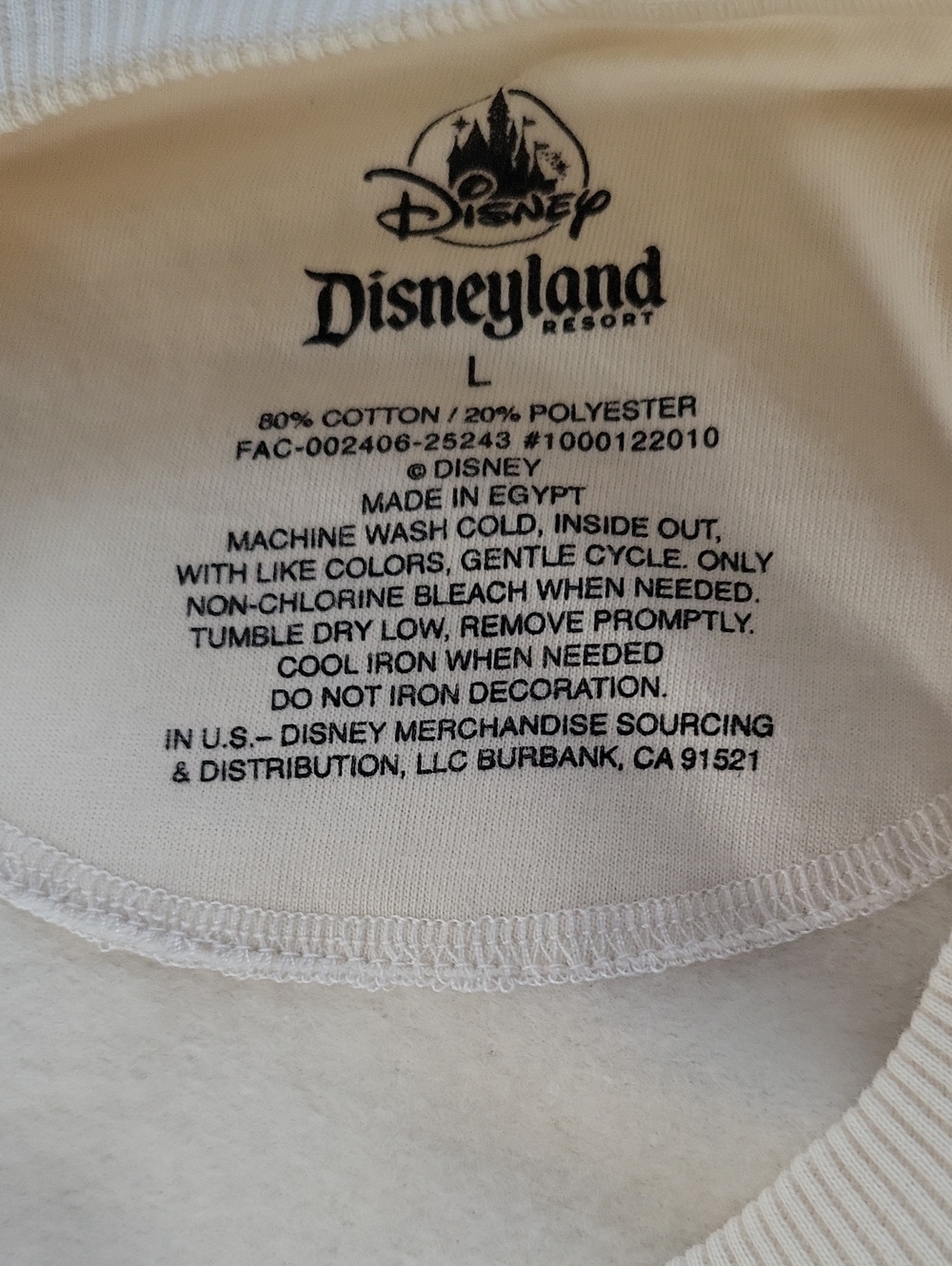 Disney Cream Crewneck Sweatshirt with Fall Mickey & Minnie Graphic - Picture 6 of 7